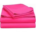 thumbnail image 1 of 1200 Thread Count 100% Egyptian Cotton 4-Piece Bed Sheet Set (1 Flat, 1 Fitted Sheet, 2 Pillow Covers) 21 Inches Deep Pocket Solid Pattern, 1 of 4