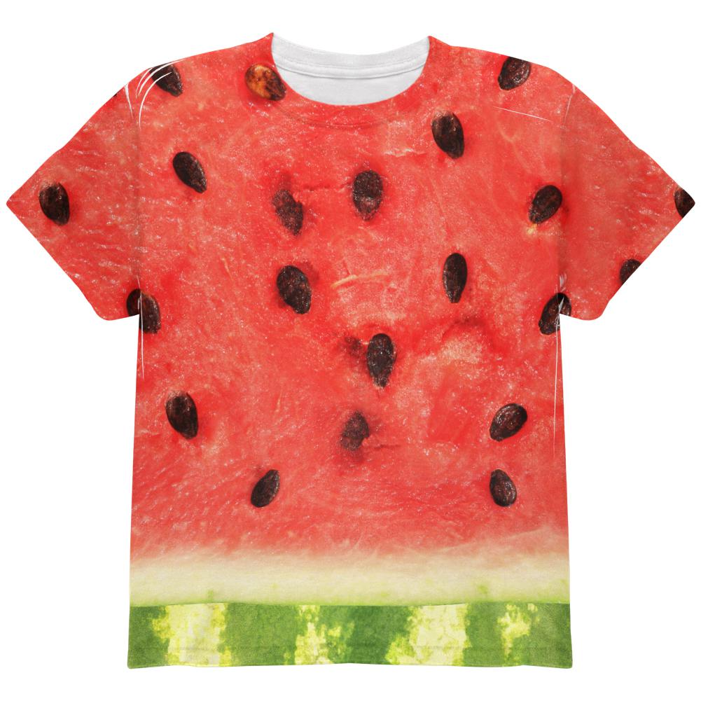 Costume de Pastèque Halloween T-Shirt Jeunesse
