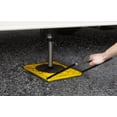 thumbnail image 4 of Camco Grand Coussin Stabilisateur pour Vérin avec Poignée, Aide à Empêcher les Vérins de s'Enfoncer, Coussinet 14 Pouces x 12 Pouces - Lot de 2 - 44543, Jaune, 4 of 5