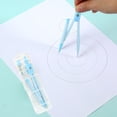 thumbnail image 1 of Aufmer 2 Pcs Boussole de Mathématiques Professionnelle - Outil de Dessin Multifonction avec Bouton de Réglage Fin et Étui de Rangement, Construction en Métal, 4.72x0.98 Po (Bleu), 1 of 6