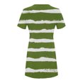 thumbnail image 4 of Birdeem Robe Décontractée pour Femmes à Blocs de Couleur Imprimée à Manches Courtes et à Col Rond, 4 of 4