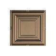 thumbnail image 2 of Fasade Easy Installation Portrait Argent Bronze Glue Up Ceiling Tile/ Ceiling Panel (12" X 12" Sample), 2 of 3