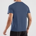 thumbnail image 4 of Besolor Mens Short Sleeve Shirts Summer Quick Dry Wicking Athletic Running Gym Workout Casual Basic Tee Tops, 4 of 7