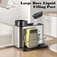 thumbnail image 4 of TopLLC Closet Organizers and Storage, Organization and Storage, Storage Bins Kitchen Household Stainless Steel 3 In 1 Cleaning Shelf Multifunctional Draining Storage Box Stainless Steel Storage, 4 of 6
