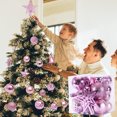 thumbnail image 4 of Pisexur 45PCS Christmas Ball Ornaments Set - Assorted Shatterproof Hanging Tree Ornament Set with Reusable Hand-held Gift Package for Xmas Tree Holiday Party and Home Decor, 4 of 9