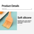 thumbnail image 3 of Mini Silicone Pastry Brush for Baking & Glazing HeatResistant Sauce Applicator EasyClean Kitchen Tool, 3 of 9