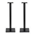 thumbnail image 1 of Fluance Floor Speaker Stands for Surround Sound and Bookshelf Speakers with Solid Construction, Adjustable Floor Spikes, Rubber Isolation Feet, Cable Management, Square Base - Matte Black/Pair (SS05S), 1 of 8