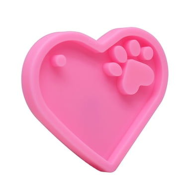 PVCS Bricolage Silicone Miroir Époxy Love Bear Empreinte de Porte-Clés Moule Cristal Love Fondant Gâteau pour Déco Maison