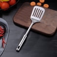 thumbnail image 1 of Wzzjkit Spatula Steak Spatula Meat Frying Spatula Metal Spatula for High Temperature Fryer Barbecue Cookware Kitchen Meat Spatula Stainless Steel Spatula on Clearance, 1 of 7
