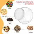 thumbnail image 4 of CHUANK 6 Pcs Plastic Candy Jar with Lid for Candy Buffet with 6 Pcs Mini Acrylic Plastic Kitchen Scoop 7.7 oz Clear Candy Container Plastic Cookie Jar for Kitchen Counter, 4 of 8