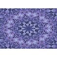 thumbnail image 1 of Ahgly Company Machine Washable Indoor Rectangle Transitional Deep Periwinkle Purple Area Rugs, 5' x 8', 1 of 7
