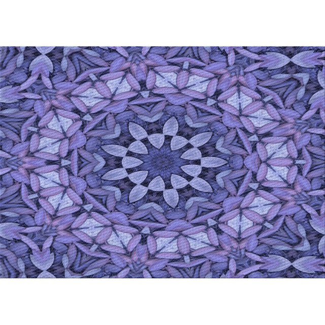 Ahgly Company Machine Washable Indoor Rectangle Transitional Deep Periwinkle Purple Area Rugs, 5' x 8'