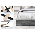 thumbnail image 3 of Modern Floor-Standing Platform Bed Frame, Wooden Bed Frame Without Headboard, Solid Wood Slat Foundation, No Box Spring Needed, Easy Assembly, for Bedroom, Dorm, Small Spaces, 3 of 5