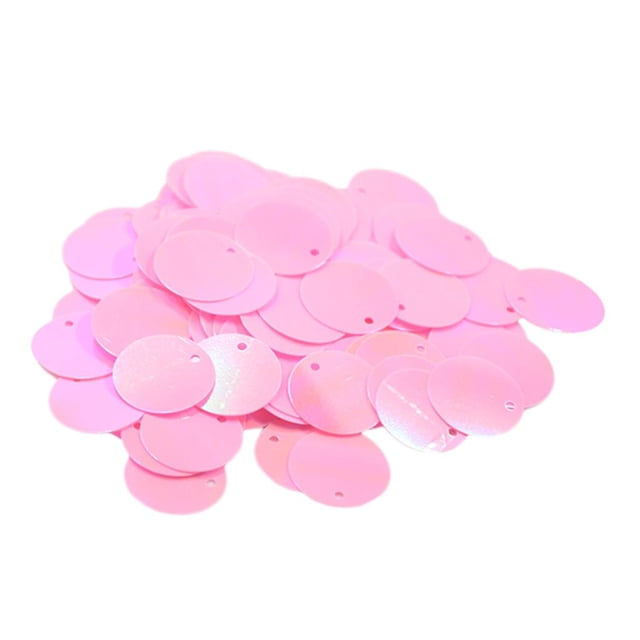 simhoa Round Pretty Sequins for Belly Dance Dr Jewelry Making Sequins 16mm Pink