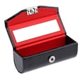thumbnail image 2 of HILABEE Leather Lipstick Case Holder Storage Box With Mirror For Purse - Black, as, 2 of 7