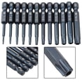 thumbnail image 2 of 1 Pcs 50mm Blue Magnetic Torx Screwdriver Bits Set Electric Screwdriver T5-T40, 2 of 9