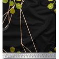 thumbnail image 1 of Soimoi Cotton Duck Fabric Leaves & Ranunculus Floral Fabric Prints By Yard 42 Inch Wide, 1 of 5