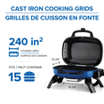 thumbnail image 2 of Napoleon TravelQ 240 Portable Propane Gas BBQ Grill, Blue, 2 of 7