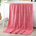 thumbnail image 1 of Clearance Items! Velvet Bath Towel, Soft Absorbent Towel for Adults, Quick-Dry Hair Towel, Beach Towel with Strip Pattern, Ideal for Home and Outdoor Use, 1 of 5