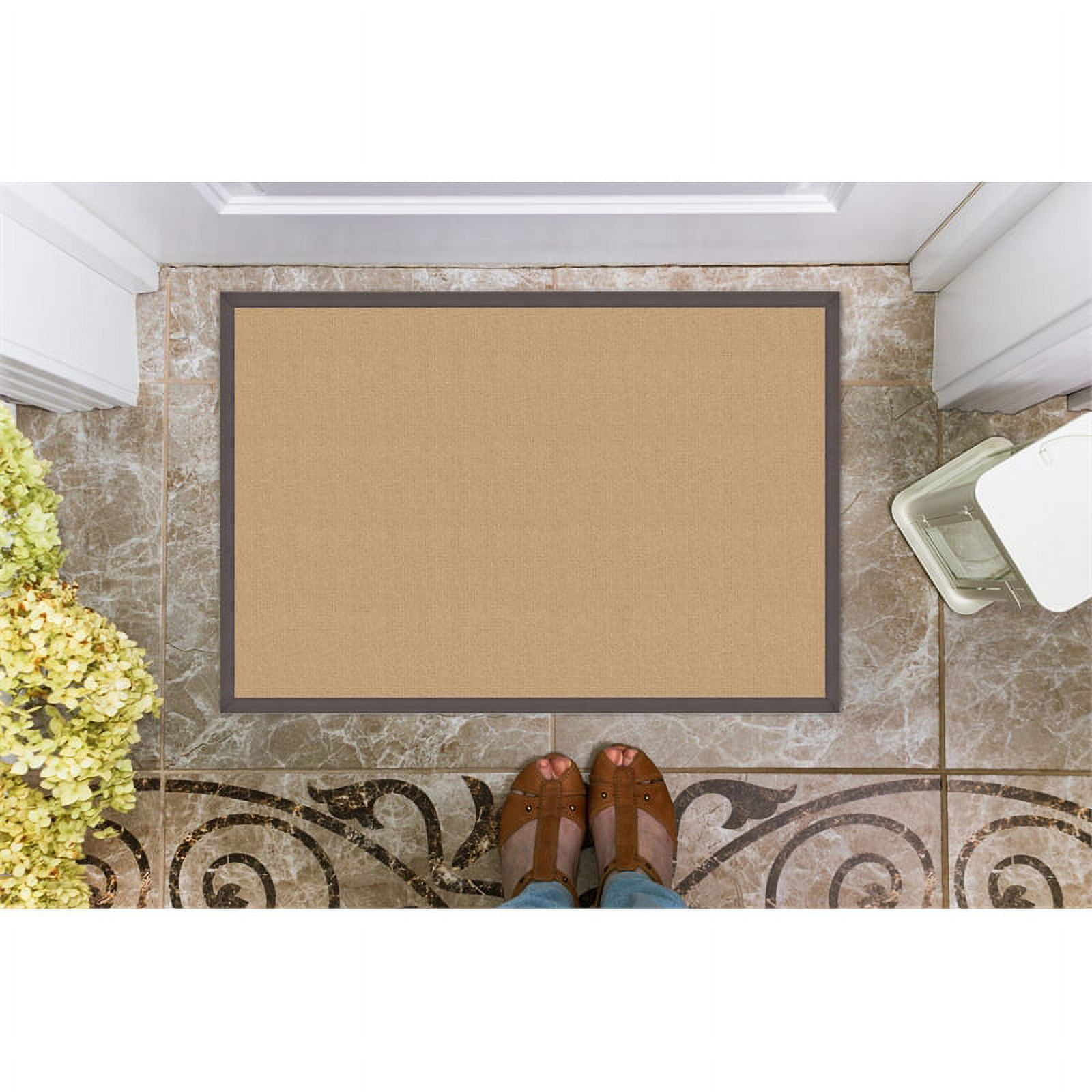 Athena Sisal & Slate 2'6" x 8' Runner