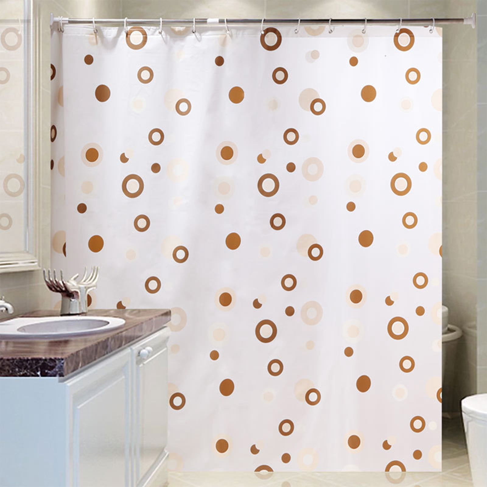 Leutsin Shower Curtains,Shower Curtain Liner Long,Bathroom Shower Curtain Waterproof,Shower Curtain for Bathroom Modern Shower Curtain Universal for All Seasons in Bath Long Shower Curtains Set