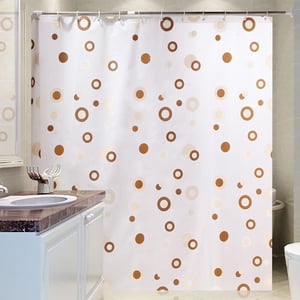 Leutsin Rideaux de douche,Douche Rideaux Liner Long,Salle de bain Rideau de douche Imperméable, Rideau de salle de bain rideau de douche moderne Universal pour toutes les saisons dans le bain Rideaux longue douche Set
