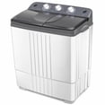 thumbnail image 3 of Gymax Portable Washing Machine Compact Twin Tub 20 lbs Capacity Washer Spinner, 3 of 10
