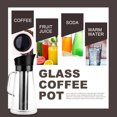 thumbnail image 2 of 1 Pce Cafetière à Infusion à Froid Grande Capacité Pichet d'Eau Cafetière en Verre avec Filtre, 2 of 5