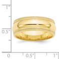 thumbnail image 3 of 10KY 8mm Double Milgrain Comfort Fit Band Size 7 Size 7, 3 of 3