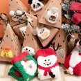 thumbnail image 4 of Ruiboury Polyester Breathable And Fashionable Socks For All Occasions Wide Application Christmas Fluffy Socks Red hat snowman 1Set, 4 of 6