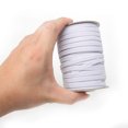 thumbnail image 4 of Unique Bargains Polyester Sewing Tool Stretchy Elastic Band Spool White 29.5 Yards x 0.2 Inch, 4 of 5