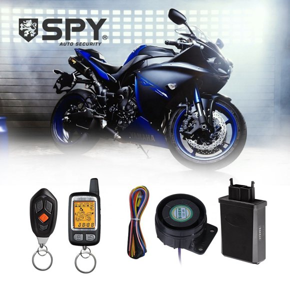SPY Motorcycle Anti-theft device 1000-Metre 12V Motorcycle and electric vehicle Anti-theft alarm system Remote start
