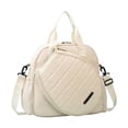 thumbnail image 1 of Siruishop Tennis Racket Holder Bag with Removable Adjustable Shoulder Strap Tennis Bag Beige, 1 of 8
