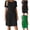Robes pour Femmes Style1-Black, variante sur Mceream Robes pour Femmes Été Décontracté 2026 Élégantes Robes Courtes Col Rond Manches Courtes Robe Midi Coupe Ample Robes Droites Mode Vacances Plage Robe d'Été Vert P