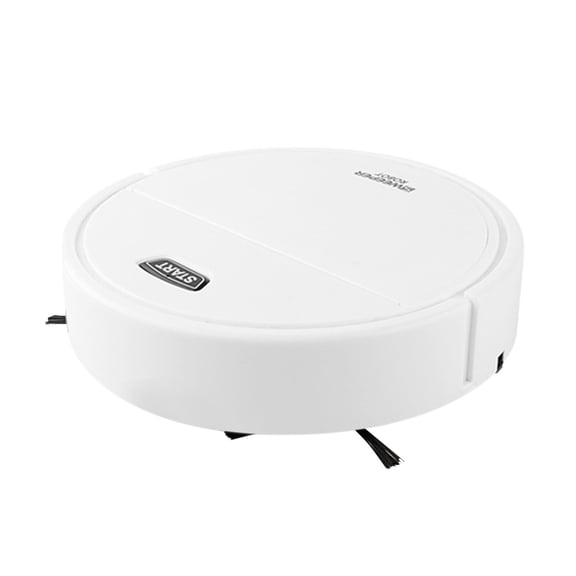Aspirateur Robot B 2 en 1 Balayage et Vadrouille Sans Fil Rechargeable Automatique Nettoyeur Intelligent pour la Maison Faible Bruit Chargement Usb 1,10 Lb