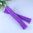 thumbnail image 2 of BEADCEST 300Pcs Purple Plush Twisted Stick Chenille Stems Bendable Rod for Home Crafting, 2 of 4