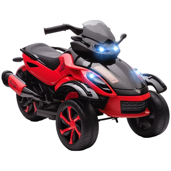 Qaba VTT pour Enfants, Quad 12 V, Quad pour Enfants de 3 à 8 Ans avec Démarrage en Douceur