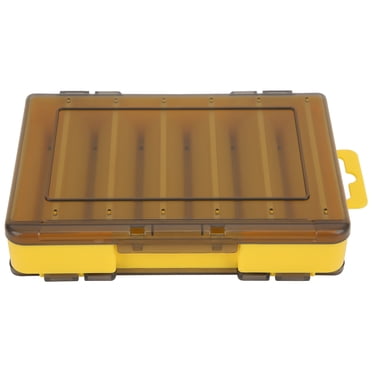 Polypropylene Fishing Box, Fishing Tackle Boxes Lure Storage Box Fishing Supplies  For Saltwater Freshwater Yellow
