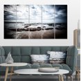 thumbnail image 1 of Impression sur Toile Côte Atlantique Dramatique à Basse Marée - Bord de Mer, 1 of 3