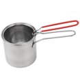 thumbnail image 3 of Friteuse Pot en Acier Inoxydable 304 Poêle à Frire avec Panier Passoire et Poignée pour Frire Crevettes, 3 of 5