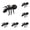 Black 50PCS, variant on CY5O5ee 1PCS RealisticAnts Halloween Decoration Cupcake Decoration for Halloween Theme Kitchen Wedding Birthday Cake Topper PartyFavors Cake Decors Party Supplies