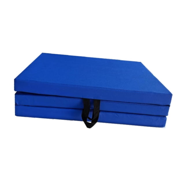 S SERENABLE Fitness Mat Core Workouts Foldable Dance for Women Waterproof Gymnastics Mat Blue