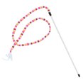 thumbnail image 2 of Shisuyan 2Pcs Cat Toys Interactive Cat Teaser Wand with Tassel Multi-colored Flannel Entertainment Owner Interaction, 2 of 8