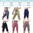 thumbnail image 3 of pitrice Short de Yoga en Nylon pour Femmes, Absorbant la Sueur, Lifting Corporel, Leggings de Musculation, Rouge L, 3 of 9