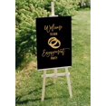 thumbnail image 5 of Darling Souvenir MADE WITH LOVE Engagement Ring,WelcomeSignLarge Decorative PosterWelcomeTo Our Engagement Poster For Easel Party Collection- 18x12, 5 of 5