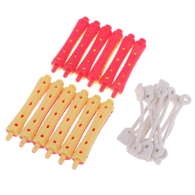 Tachiuwa Curler Perm Rods Rollers Pro Hairdressing Set Perming Hair Beauty 12Pcs/Pack 7 x 1.3cm