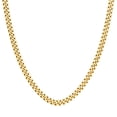 thumbnail image 1 of Collier Chaîne Cubaine pour Homme de 22 Pouces en Acier Inoxydable Jaune - 8 mm, 1 of 4