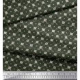 thumbnail image 2 of Soimoi Polyester Crepe Fabric Check & Geometric Fabric Prints by Yard 42 Inch Wide, 2 of 5