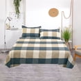 thumbnail image 1 of Apmemiss Plaid Comforter Set Full 3 Pieces Soft Bedding Plaid Comforter Set, Check Simple Geometric Square Pattern Bedding Set, Modern Soft Washed Microfiber Comforter Cover and 2 Pillowcases, 1 of 6