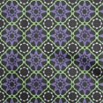 thumbnail image 1 of oneOone Velvet Medium Purple Fabric Asian Tile Star Sewing Craft Projects Fabric Prints By Yard 58 Inch Wide, 1 of 4